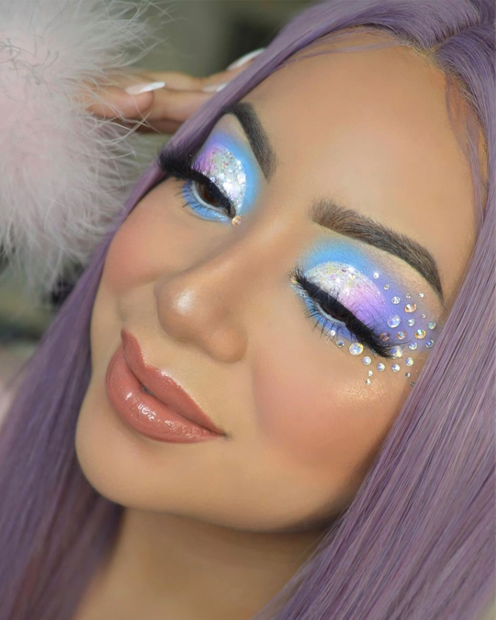 UGC creator wearing Gabe Lip Paint