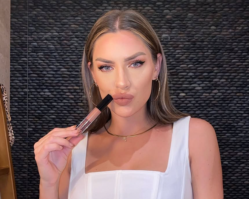 UGC creator wearing Gabe Lip Paint